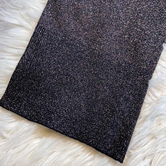 NWT Cooper St Metallic Shimmer Mockneck Alice Knit Dress sz S - Picture 6 of 9